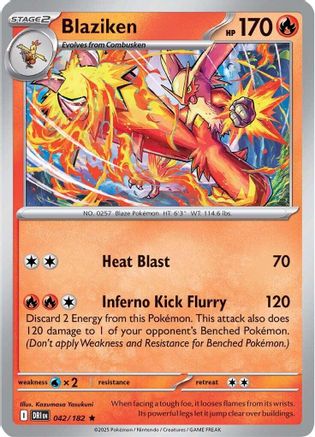 Blaziken - 042/182 - [SV10 Destined Rivals] Holofoil