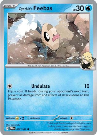 Cynthia's Feebas 052/182 - [SV10 Destined Rivals]