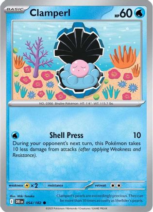 Clamperl - 054/182 - [SV10 Destined Rivals] Reverse Holofoil