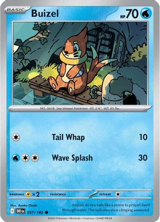 Buizel 057/182 - [SV10 Destined Rivals] Reverse Holofoil