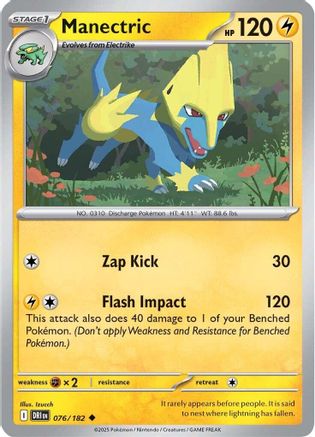 Manectric 076/182 - [SV10 Destined Rivals] Reverse Holofoil