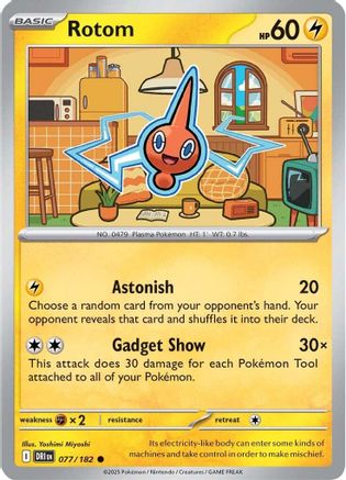 Rotom - 077/182 - [SV10 Destined Rivals] Reverse Holofoil