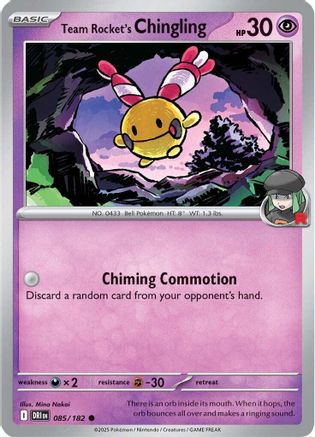 Team Rocket's Chingling 085/182 - [SV10 Destined Rivals] Reverse Holofoil
