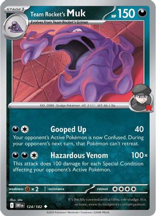 Team Rocket's Muk 124/182 - [SV10 Destined Rivals] Reverse Holofoil