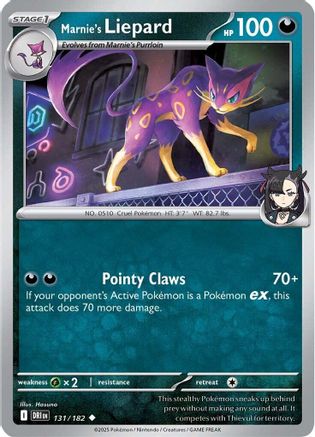 Marnie's Liepard 131/182 - [SV10 Destined Rivals] Reverse Holofoil