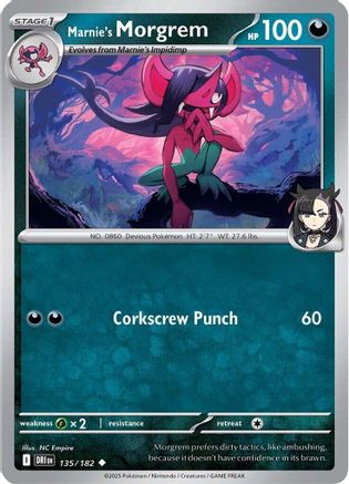 Marnie's Morgrem 135/182 - [SV10 Destined Rivals] Reverse Holofoil