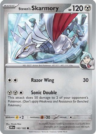 Steven's Skarmory 142/182 - [SV10 Destined Rivals] Reverse Holofoil
