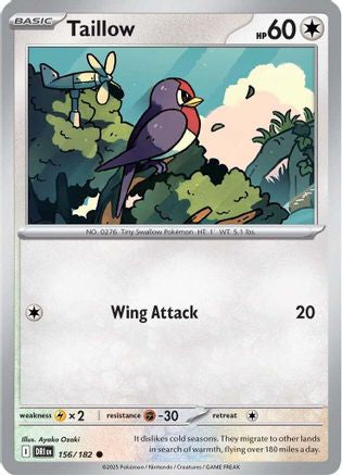 Taillow 156/182 - [SV10 Destined Rivals] Reverse Holofoil