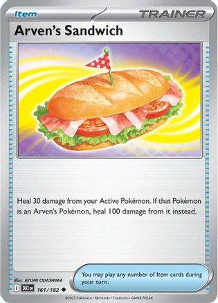 Arven's Sandwich 161/182 - [SV10 Destined Rivals] Reverse Holofoil