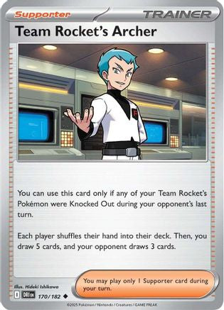Team Rocket's Archer - 170/182 - [SV10 Destined Rivals] Reverse Holofoil