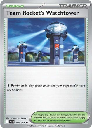 Team Rocket's Watchtower 180/182 - [SV10 Destined Rivals] Reverse Holofoil