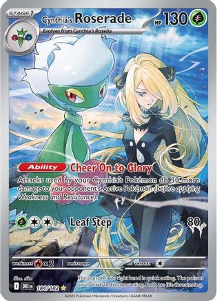 Cynthia's Roserade - 184/182 - [SV10 Destined Rivals] Holofoil