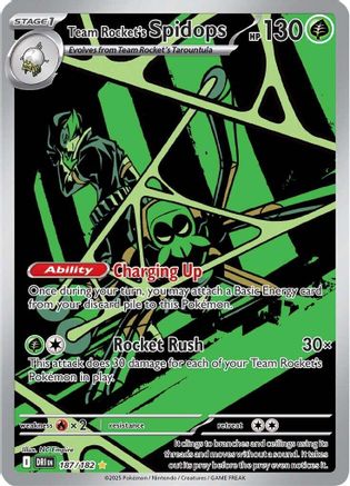 Team Rocket's Spidops - 187/182 - [SV10 Destined Rivals] Holofoil
