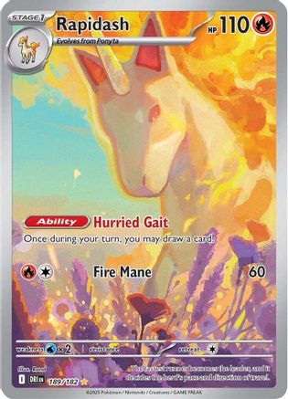 Rapidash - 189/182 - [SV10 Destined Rivals] Holofoil