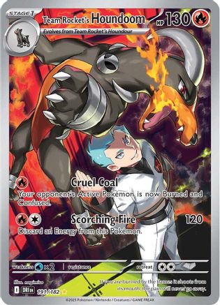 Team Rocket's Houndoom - 191/182 - [SV10 Destined Rivals] Holofoil