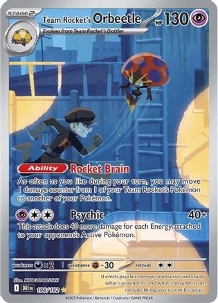 Team Rocket's Orbeetle - 198/182 - [SV10 Destined Rivals] Holofoil
