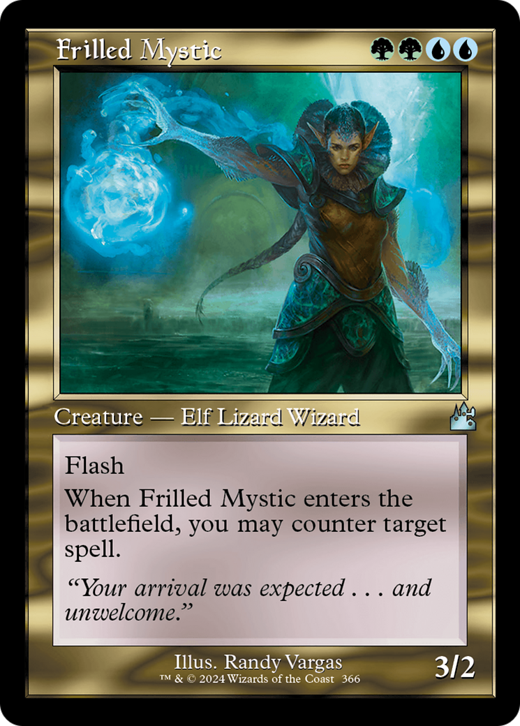 Frilled Mystic (RVR-366) - [Ravnica Remastered] Foil