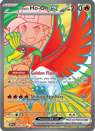 Ethan's Ho-Oh ex - 209/182 209 - [SV10 Destined Rivals] Holofoil