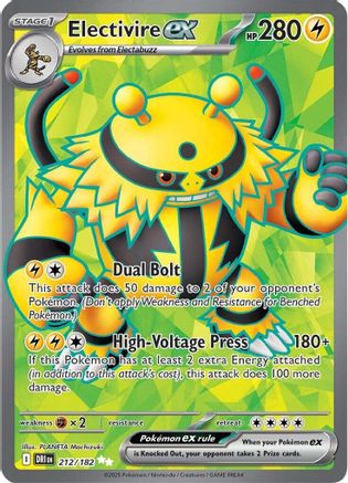 Electivire ex - 212/182 212 - [SV10 Destined Rivals] Holofoil
