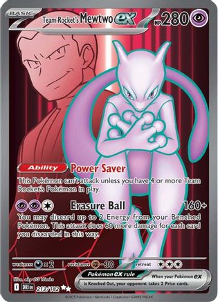 Team Rocket's Mewtwo ex - 213/182 - [SV10 Destined Rivals] Holofoil