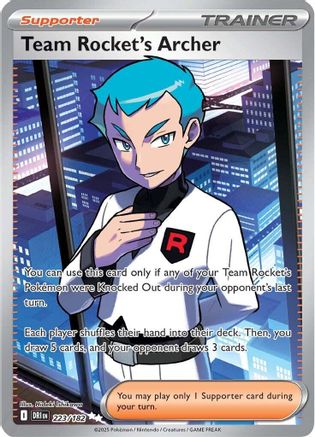 Team Rocket's Archer - 223/182 223 - [SV10 Destined Rivals] Holofoil