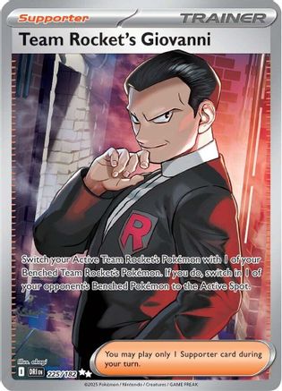 Team Rocket's Giovanni - 225/182 - [SV10 Destined Rivals] Holofoil