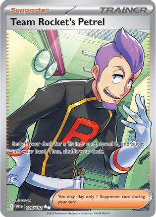 Team Rocket's Petrel - 226/182 - [SV10 Destined Rivals] Holofoil