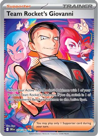 Team Rocket's Giovanni - 238/182 - [SV10 Destined Rivals] Holofoil