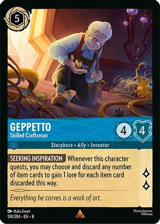 Geppetto – Skilled Craftsman (174/204) - [ Reign of Jafar ]