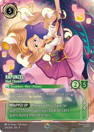 Rapunzel - High Climber (Enchanted) (214/204) - [ Reign of Jafar ] Holofoil
