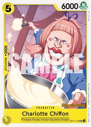 Charlotte Chiffon (OP11-105) - A Fist of Divine Speed Release Event Cards