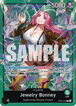 Jewelry Bonney (OP07-019) (OP07-019) - Starter Deck 24: GREEN Jewelry Bonney