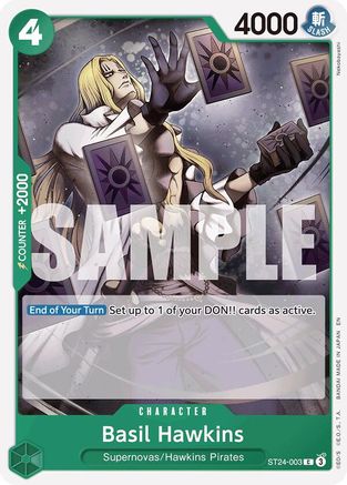 Basil Hawkins (ST24-003) - Starter Deck 24: GREEN Jewelry Bonney