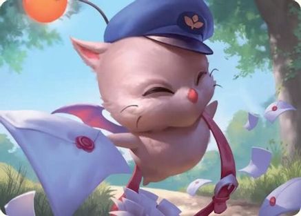 Delivery Moogle Art Card (AAFIN-001) - [Art Series: FINAL FANTASY]
