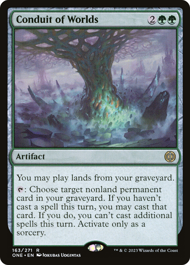 Conduit of Worlds (ONE-163) - [Phyrexia: All Will Be One]