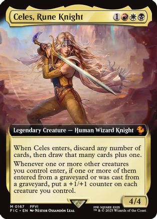 Celes, Rune Knight (Extended Art) (FIC-167) - [Commander: FINAL FANTASY]
