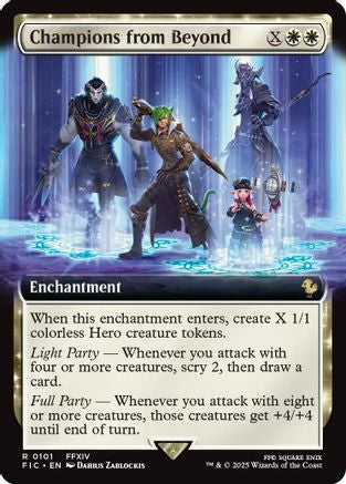 Champions from Beyond (Extended Art) (FIC-101) - [Commander: FINAL FANTASY]