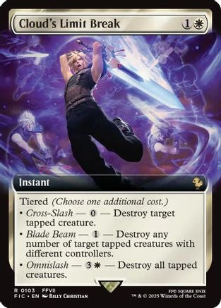 Cloud's Limit Break (Extended Art) (FIC-103) - [Commander: FINAL FANTASY]