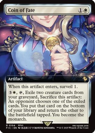 Coin of Fate (Extended Art) (FIC-104) - [Commander: FINAL FANTASY]