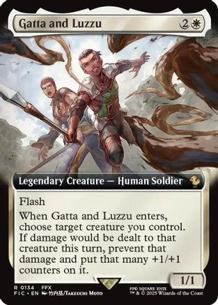Gatta and Luzzu (Extended Art) (FIC-134) - [Commander: FINAL FANTASY] Foil