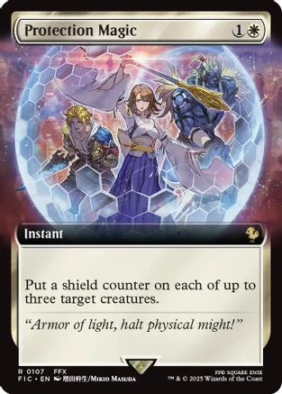 Protection Magic (Extended Art) (FIC-107) - [Commander: FINAL FANTASY] Foil