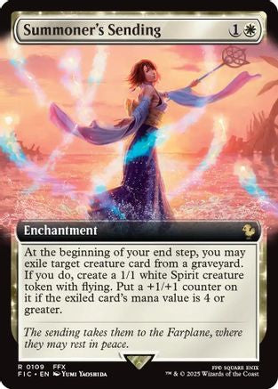 Summoner's Sending (Extended Art) (FIC-109) - [Commander: FINAL FANTASY]