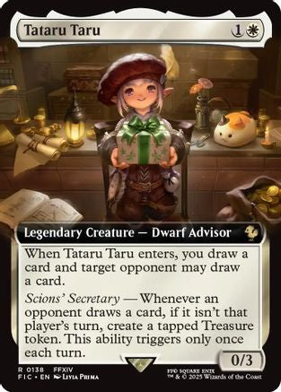 Tataru Taru (Extended Art) (FIC-138) - [Commander: FINAL FANTASY] Foil