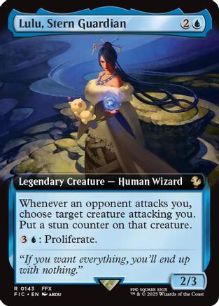 Lulu, Stern Guardian (Extended Art) (FIC-143) - [Commander: FINAL FANTASY]