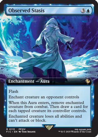 Observed Stasis (Extended Art) (FIC-113) - [Commander: FINAL FANTASY] Foil
