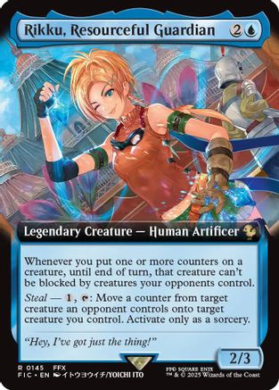 Rikku, Resourceful Guardian (Extended Art) (FIC-145) - [Commander: FINAL FANTASY]