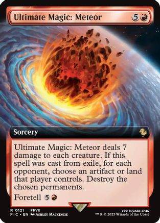 Ultimate Magic: Meteor (Extended Art) (FIC-121) - [Commander: FINAL FANTASY]