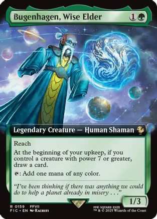 Bugenhagen, Wise Elder (Extended Art) (FIC-159) - [Commander: FINAL FANTASY] Foil