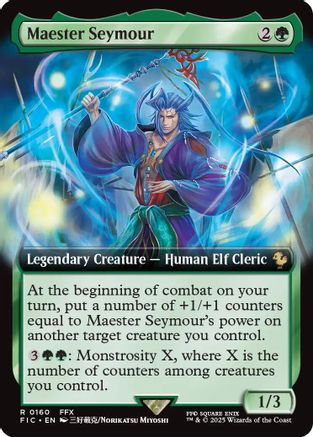 Maester Seymour (Extended Art) (FIC-160) - [Commander: FINAL FANTASY]