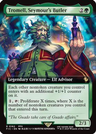 Tromell, Seymour's Butler (Extended Art) (FIC-162) - [Commander: FINAL FANTASY] Foil